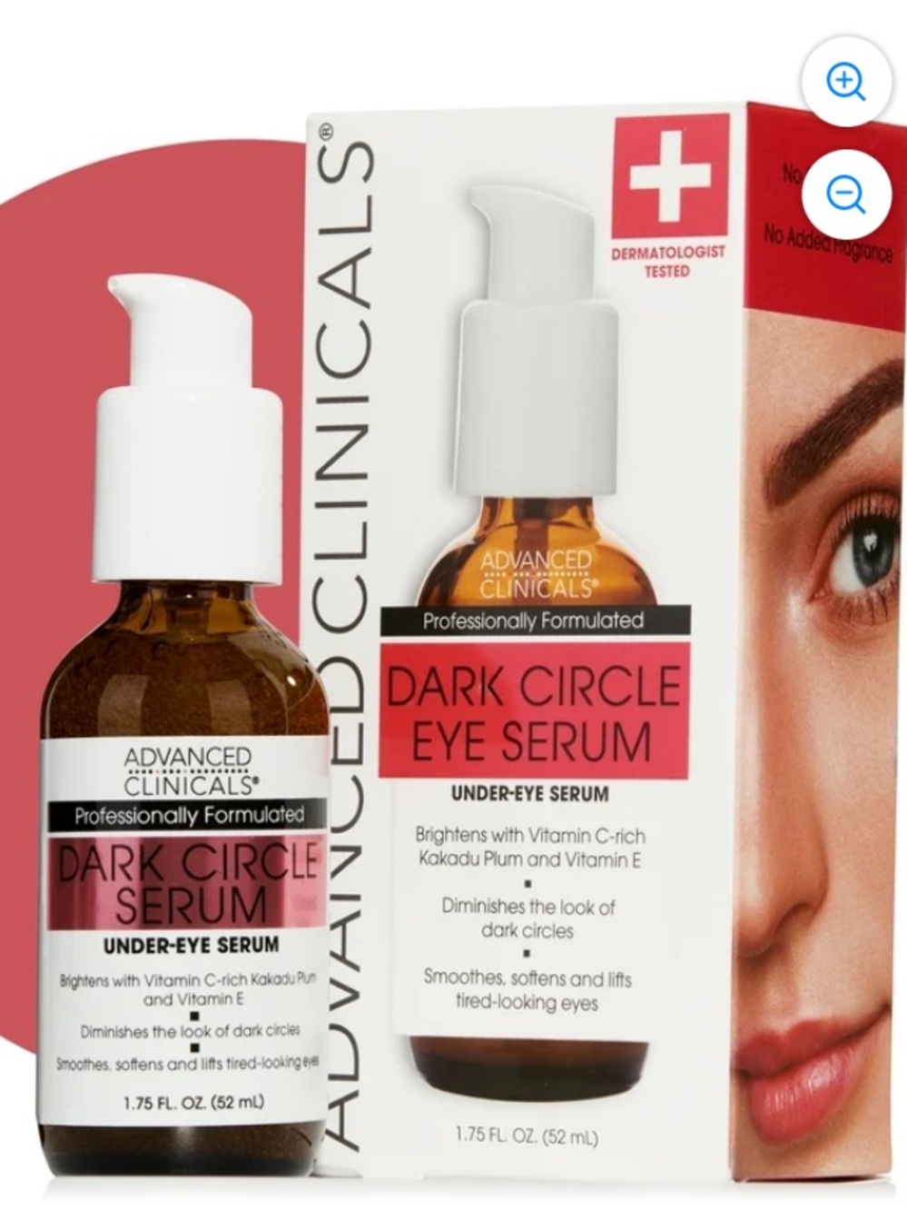 Advanced Clinicals Dark Circle Eye Serum - Pink Label